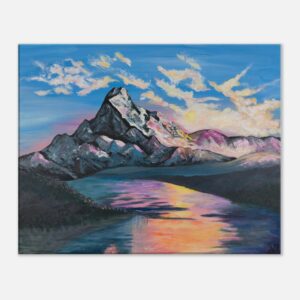 Crimson Peaks (Lærred)